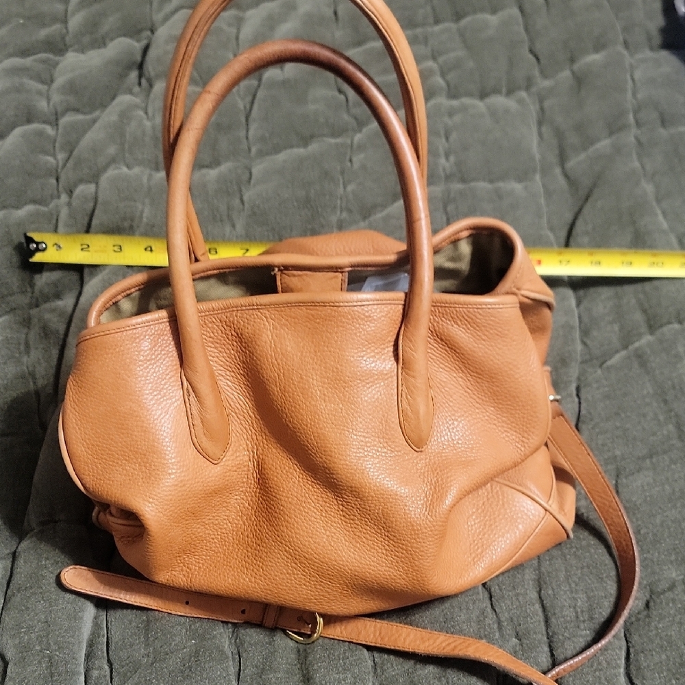 Talbots Brown Leather Bag - Picture 2 of 7